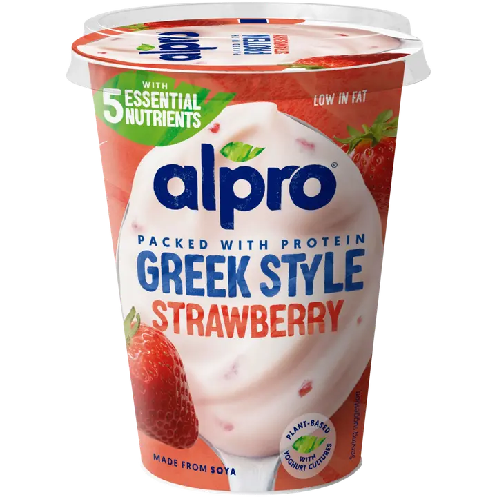 Alpro Greek Style maasika sojatoode, 400g