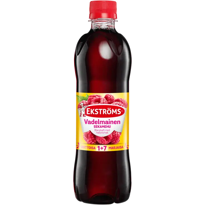Ekströms hallon smakande saftkoncentrat 0,5l