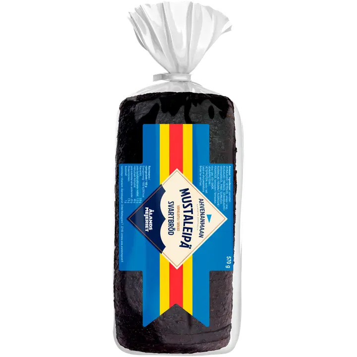 Ahvenanmaan Mustaleipä viipaloitu 570g