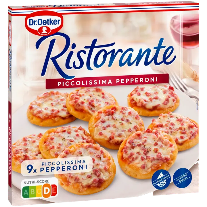 Dr. Oetker Ristorante Piccolissima Pepperoni pakasteminipizzat 216g