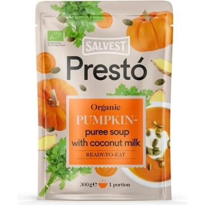 Salvest ökoloogiline kõrvitsapüreesupp kookospiimaga 300 g