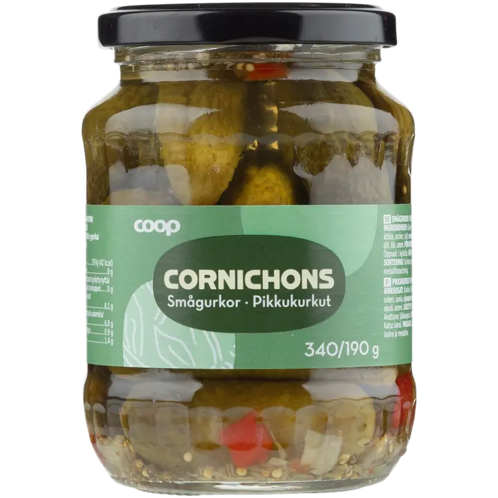 Coop minikurgid marinaadis 340/190 g