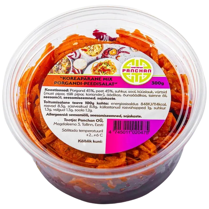 Panchan Koreapärane mix porgandi-peedisalat 300g