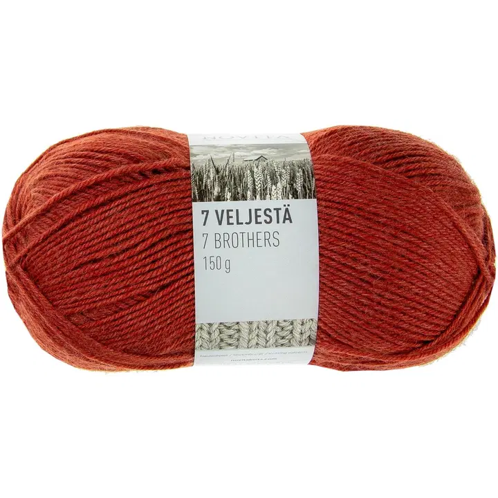 Novita 7 Veljestä 150 g väri 064 fasaani lanka