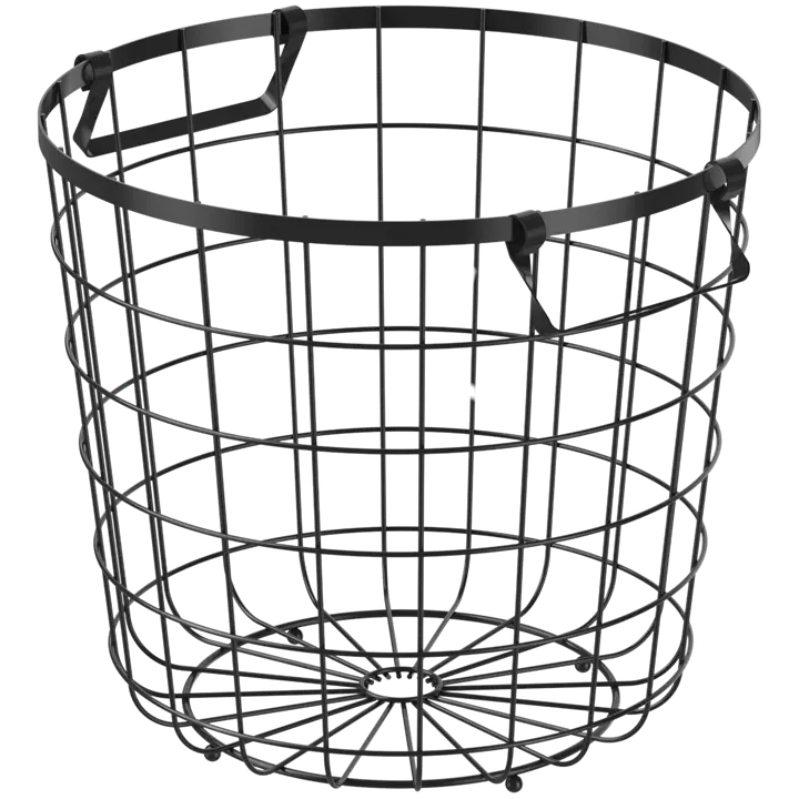 Sisustuskorv ümar metallist