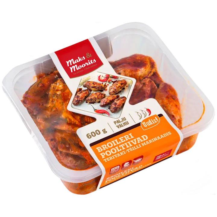 Maks & Moorits Broileri Pooltiivad Teriyaki-Chilli 600g