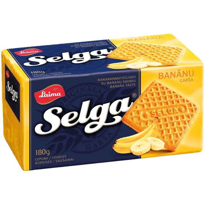 Selga banaanimaitseline küpsis 180 g