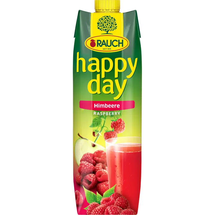 Rauch Happy Day Vadelmamehujuoma 1L