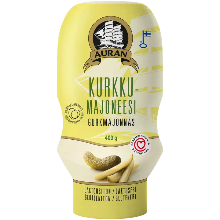 Auran Kurkkumajoneesi 400g