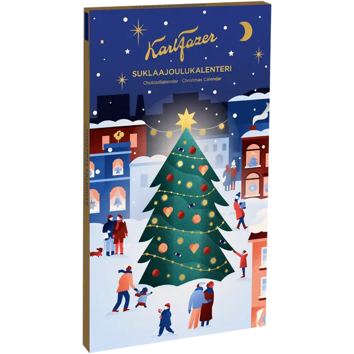 Karl Fazer suklaajoulukalenteri 200g