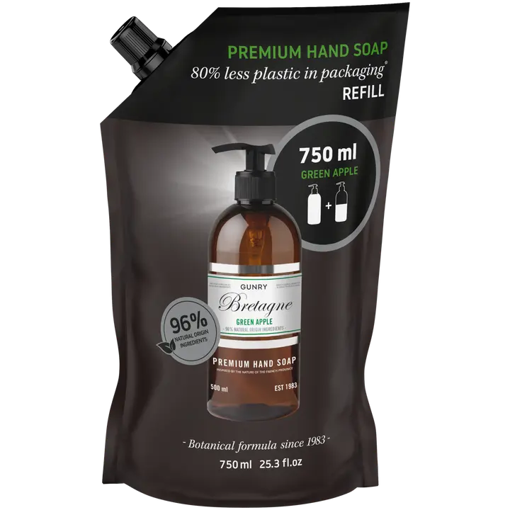 Gunry premium refill Green Apple 750 ml