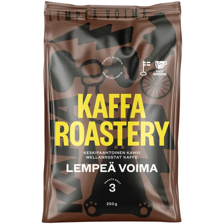 Kaffa Roastery Lempeä Voima kahvipapu 250g