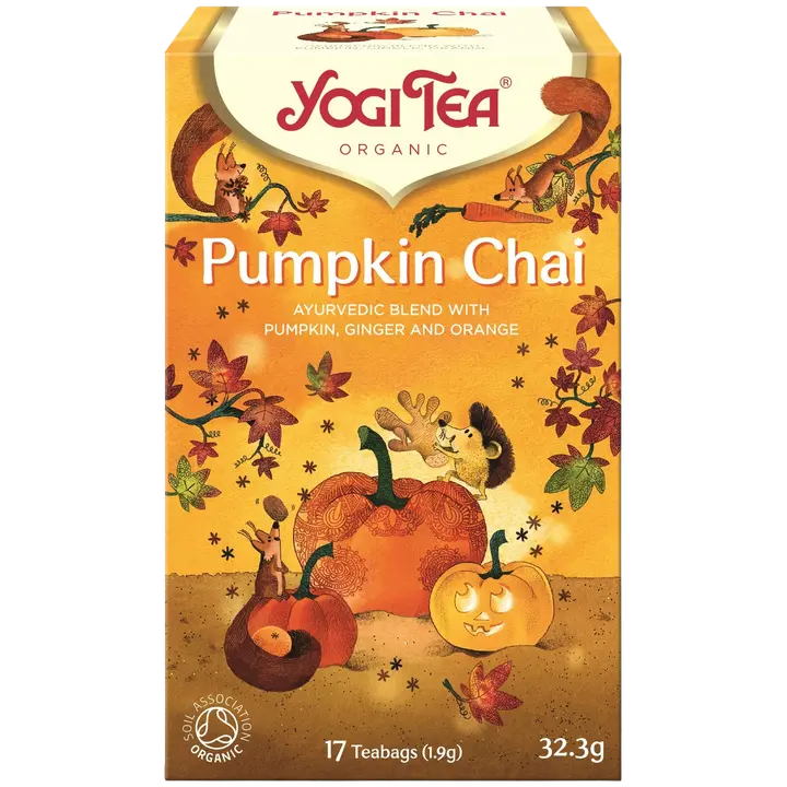 Yogi Tea Luomu Pumpkin Chai Maustetee Ayurvedinen 17x1,9g