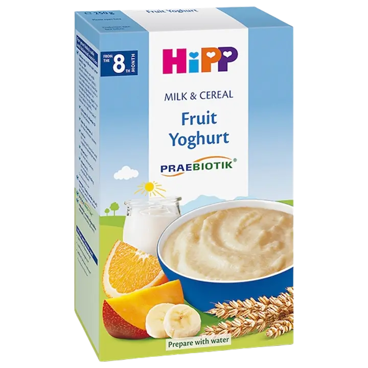 HIPP piimapudrupulber puuviljad jogurtiga BIO 250 g 8k