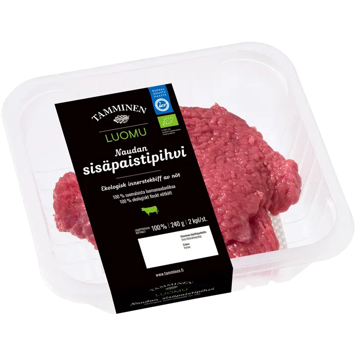 Tamminen luomunaudan sisäpaistipihvi 240g