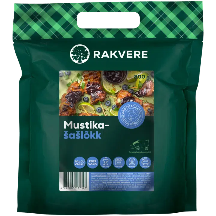 Rakvere Mustikašašlõkk 800 G