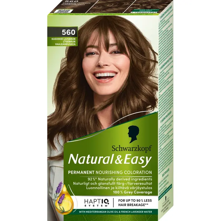 Juuksevärv Natural & Easy 560 helepruun kashmiir
