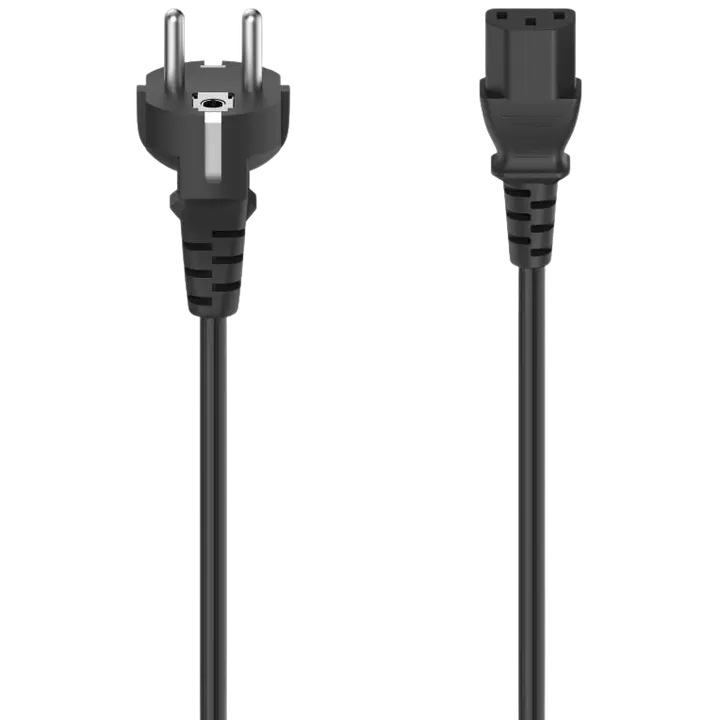 Toitekaabel Schuko IEC13 1,5 m, must