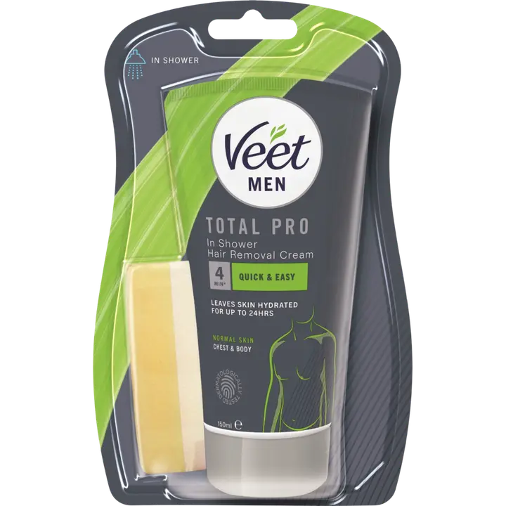 Veet Men Total Pro In Shower Ihokarvanpoistovoide 150 ml