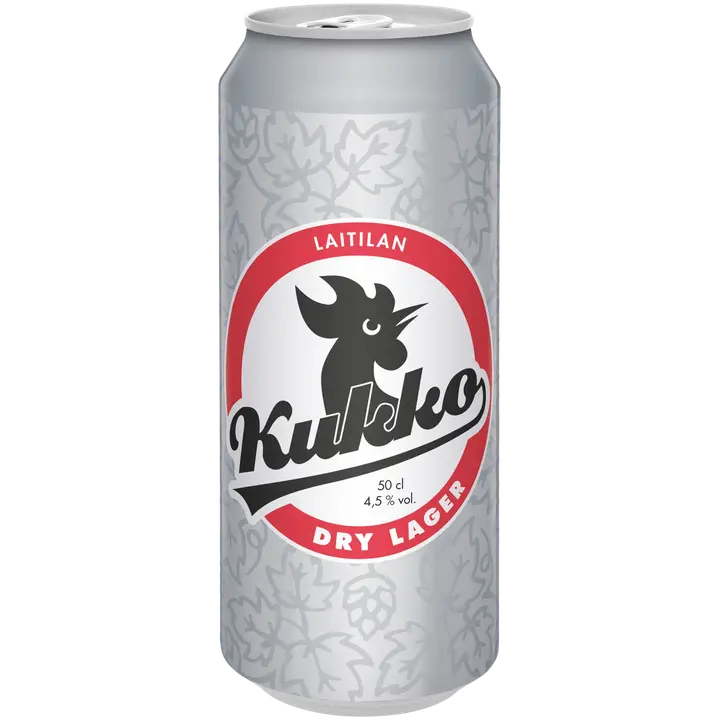 Laitilan Kukko Dry Lager 4,5 til-% 0,5L olut