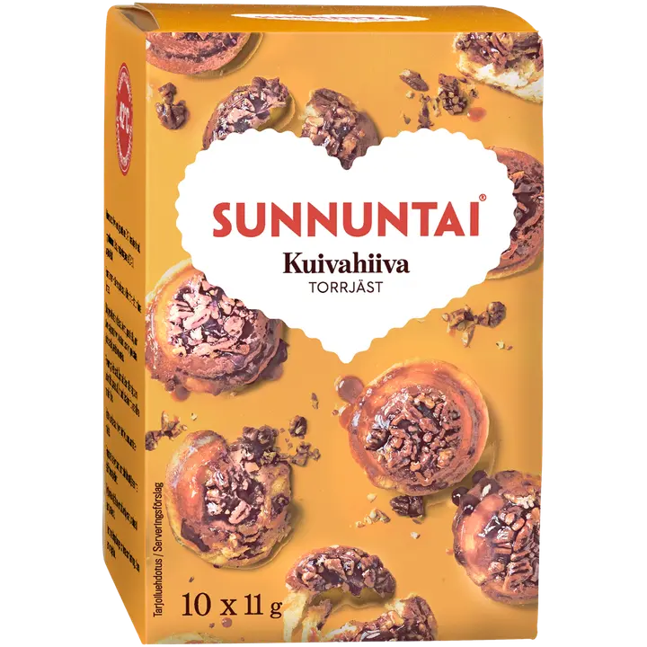 Sunnuntai 10x11g kuivahiiva
