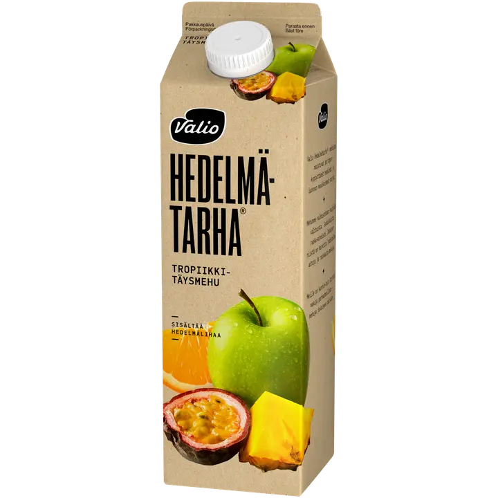 Valio Hedelmätarha® Tropiikki täysmehu 1 l hedelmälihaa