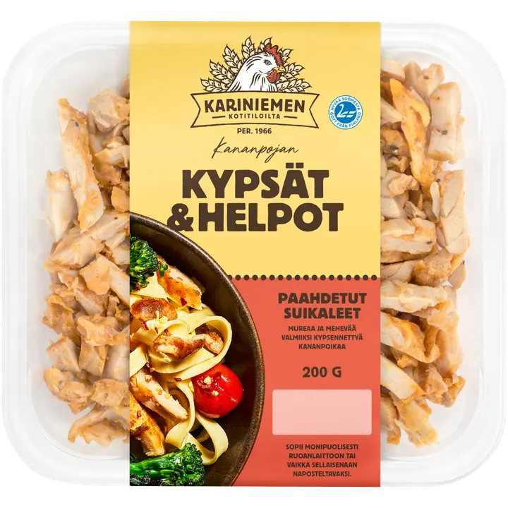 Kariniemen Kananpojan Kypsät ja Helpot Paahdetut suikaleet 200 g