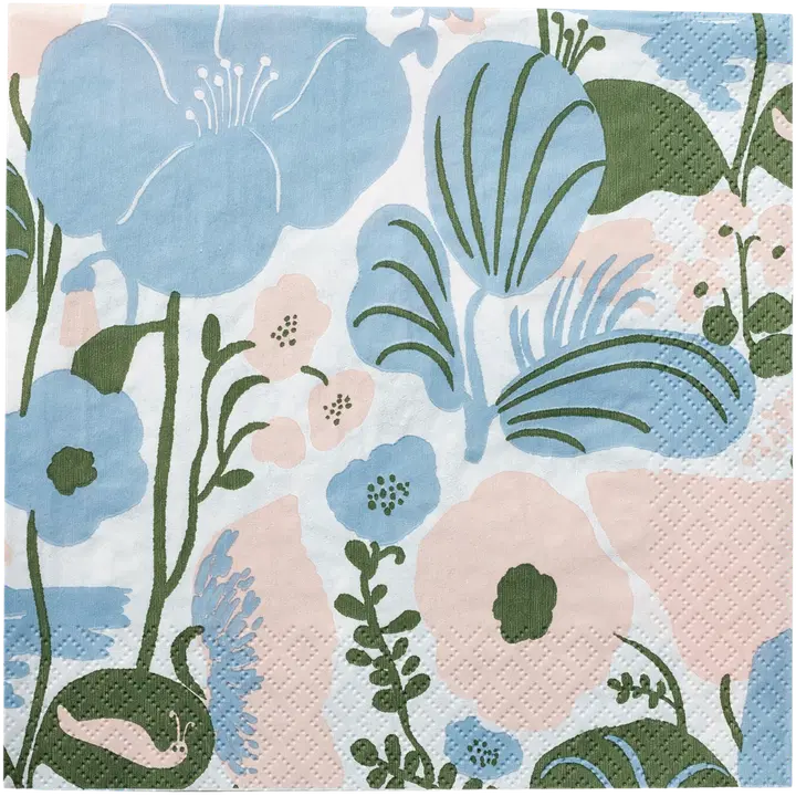 Havi-Kauniste tissue lautasliina Kesäpiilo sinivihreä 33cm 20kpl