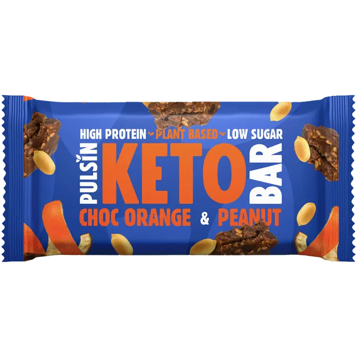 Pulsin keto proteiinibatoon apelsin-šokolaad-maapähkel 50g