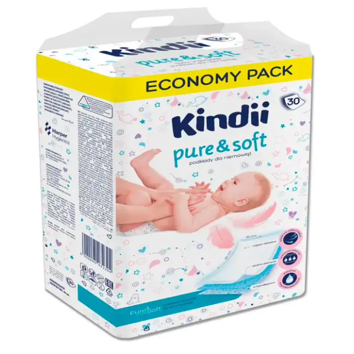 KINDII sluslina beebidele 30tk (60x40)