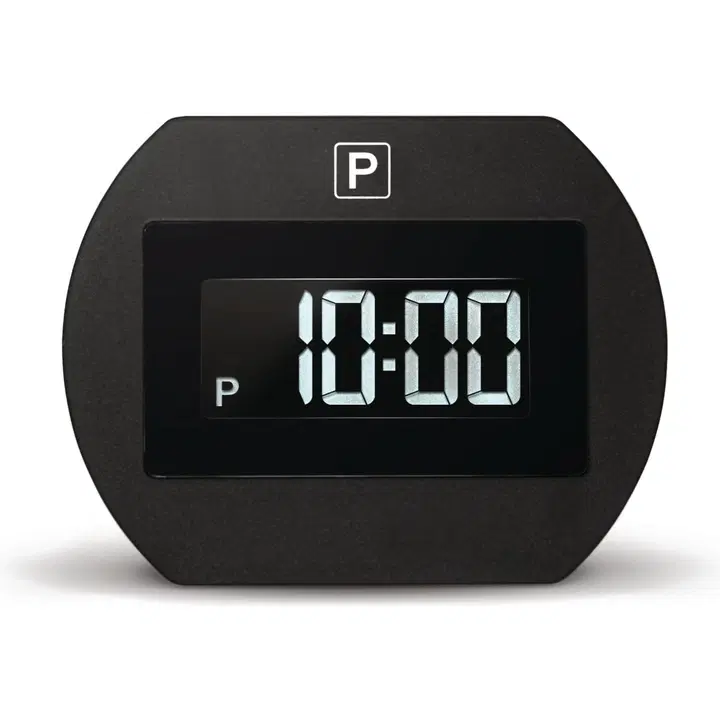 Park Lite elektroninen pysäköintikiekko musta