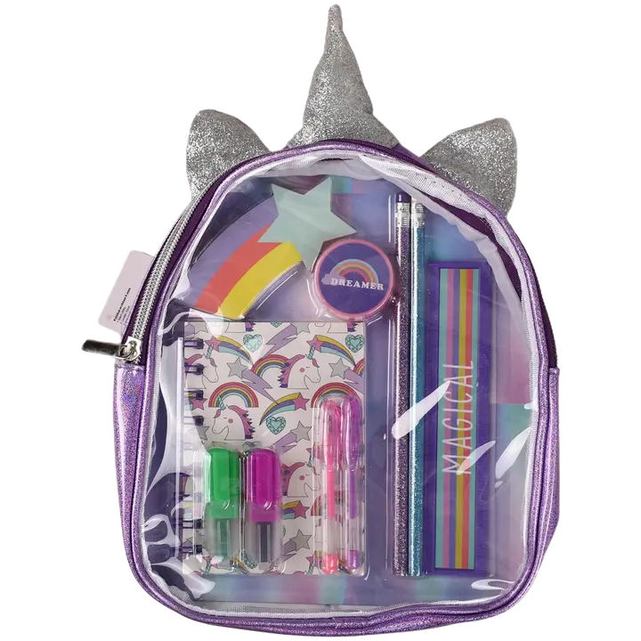 Kirjutuskomplekt seljakotis