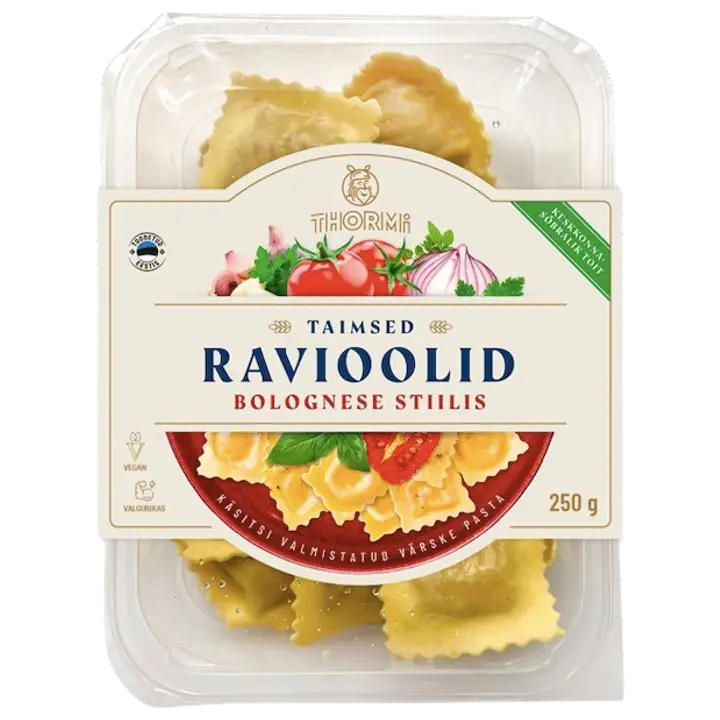 Thormi .Taimsed Ravioolid Bolognese Stiilis 250
