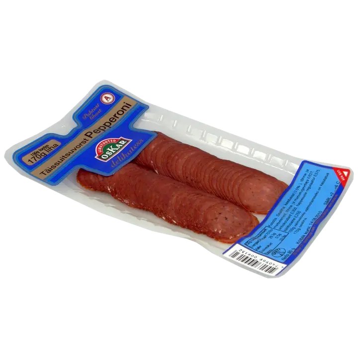 Oskar Pepperoni Täissuitsuvorst 80G