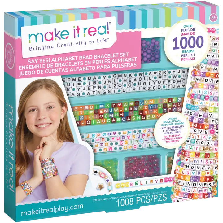 Make It Real Rannekorujen valmistussetti Aakkoset