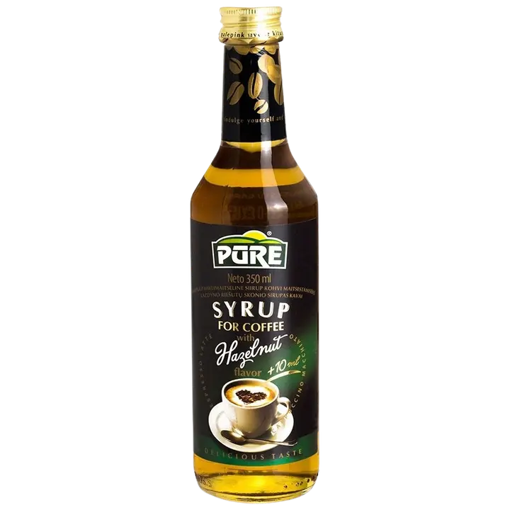 Pure Puratos kohvisiirup pähkli 350 ml