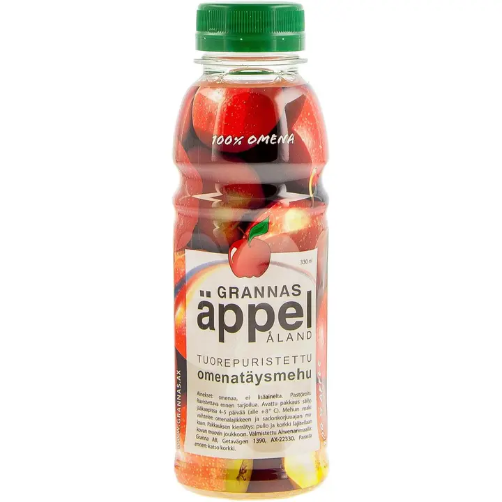 Grannas Omenatäysmehu, tuorepuristettu 0,33L