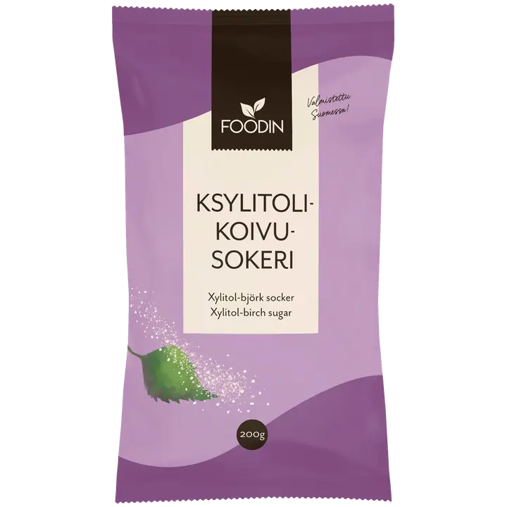 Foodin Ksylitoli- Koivusokeri 200g
