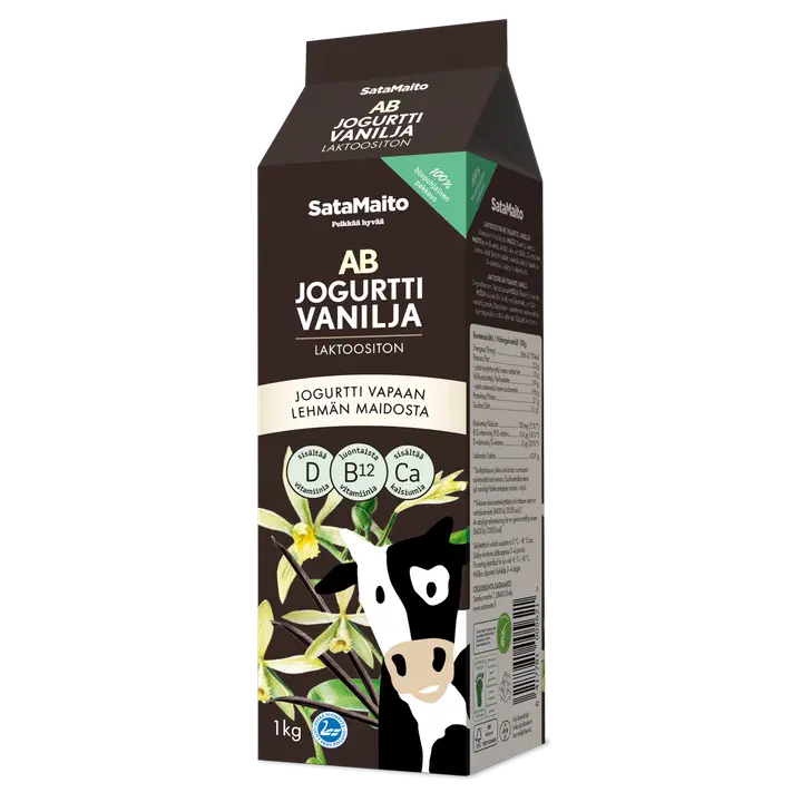 Satamaito AB jogurtti vanilja, laktoositon 1 kg