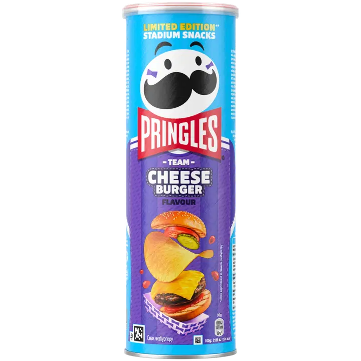 Pringles kartulikrõpsud juustuburger ,165g