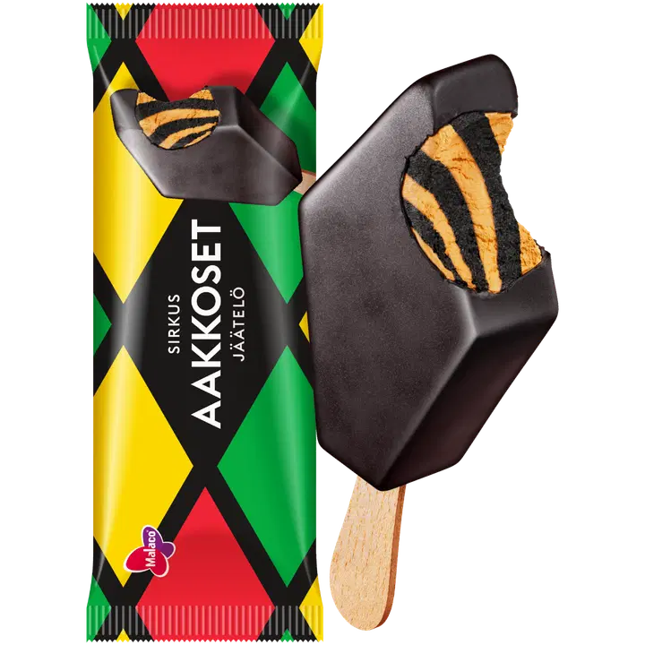 Malaco Aakkoset Sirkus jäätelöpuikko 90ml/67g