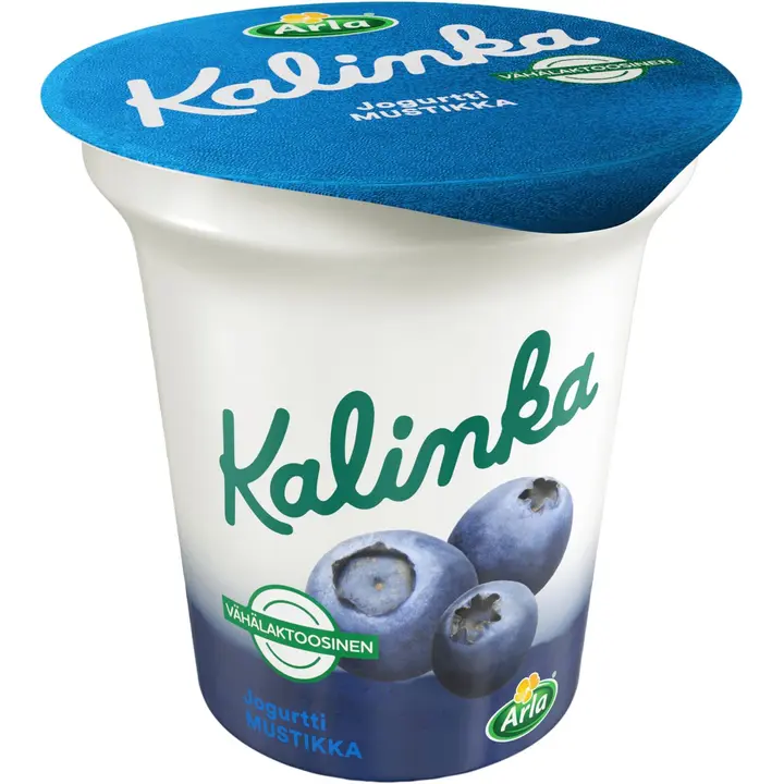 Arla Kalinka Mustikkakerrosjogurtti 150 g vähälaktoosinen