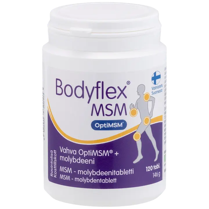 Bodyflex MSM MSM-molybdeenitabletti 120 tabl