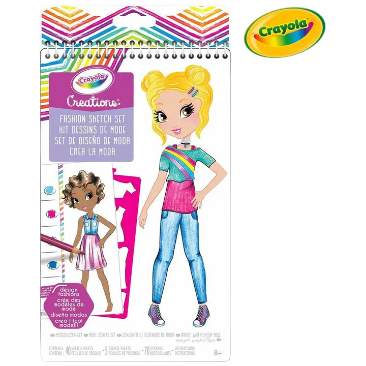 Kleepsu- ja värviraamat mood