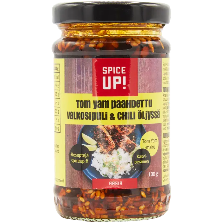 Spice Up! Tom Yam Paahdettu valkosipuli & chili öljyssä 100g