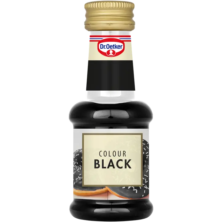 Dr. Oetker Musta elintarvikeväri 30 ml