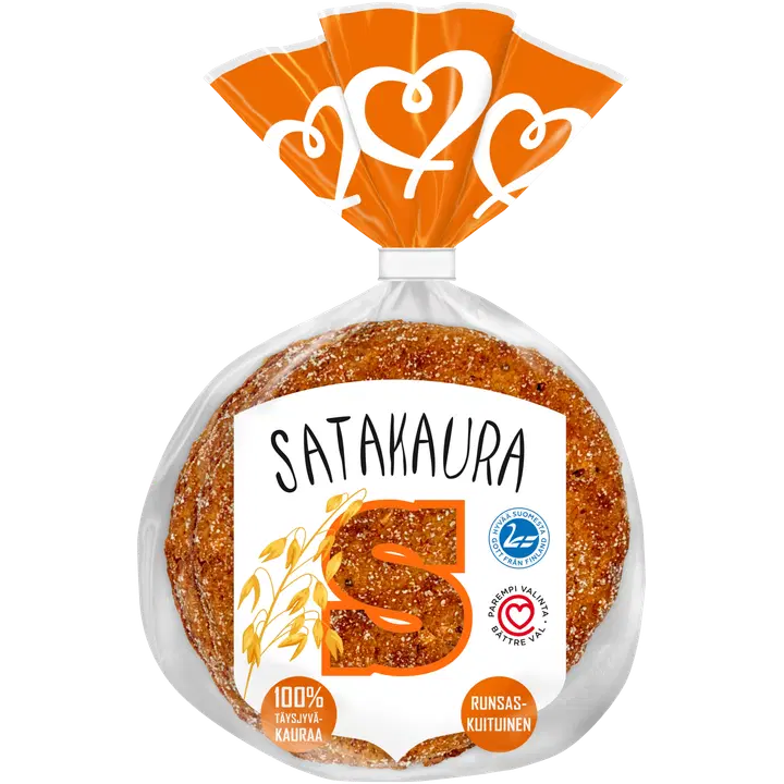 Porin Leipä Satakaura 4kpl/240g