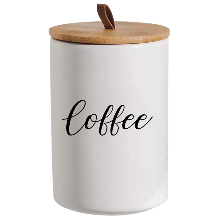 AmandaB purkki Everyday coffee valkoinen