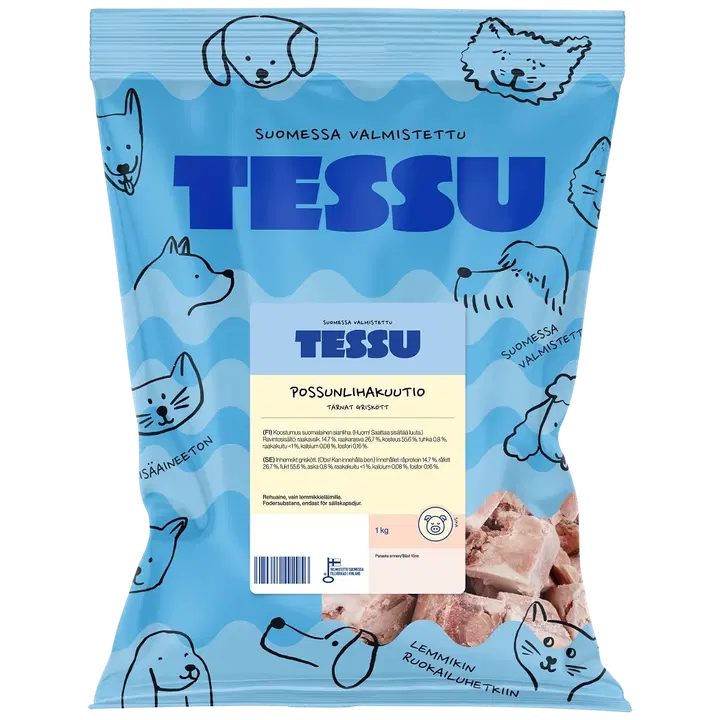 Tessu Possunlihakuutio 1 kg