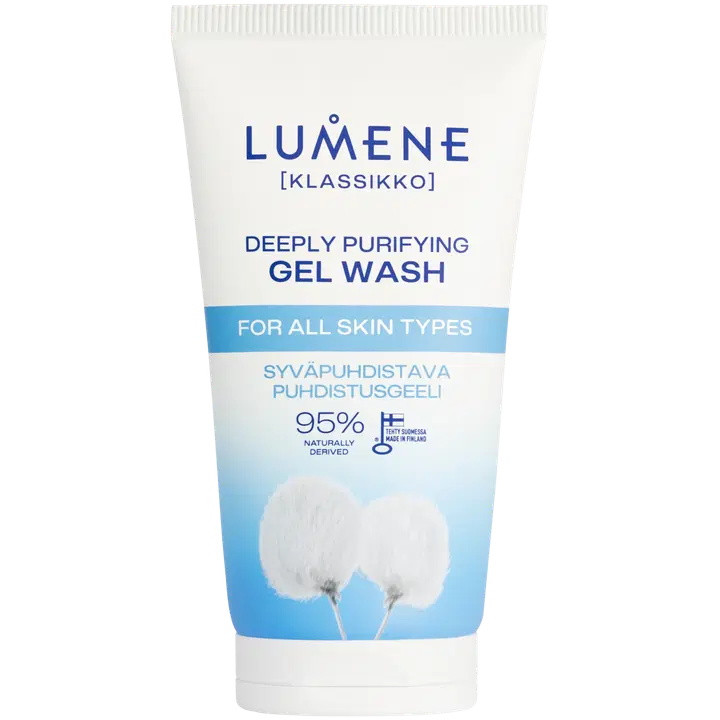 Lumene KLASSIKKO Syväpuhdistava puhdistusgeeli kaikille ihotyypeille 150ml